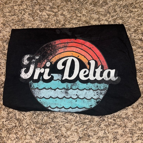 Distressed Tri Delta/Delta Delta Delta shirt - Picture 2 of 4